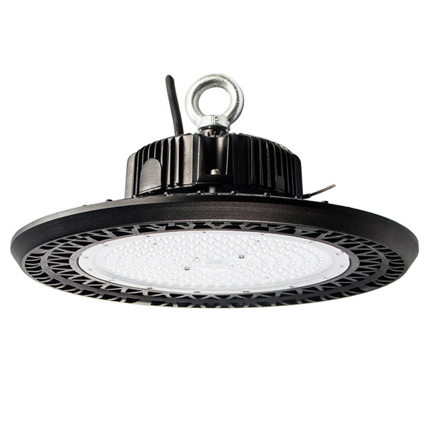 150W Waterproof UFO LED Workshop Light 100-277VAC Industrial High Bay Lighting 5000K Crystal White Retrofit 400 Watt Metal Halide