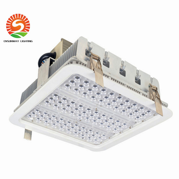 Explosion proof canopy lights finned radiator 100W 150W 180W LED high bay light for GAS Station lights warehouse lamp 5 years warranty