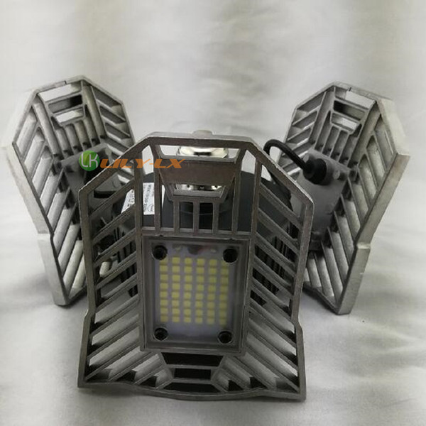 New Transformers light LED Bright 60W Highbay Bulb lights with Adjustable angle LED Lamp Use for Hallway,Warehouse,Parking Lot