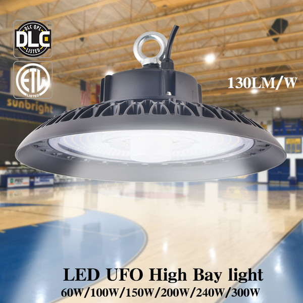 UFO Led Lamp Induction Replaces 60W 100W 150W 200W 240W 300W LED High Bay Lamp Fixture Factory Industry Warehouse UFO Lights Out