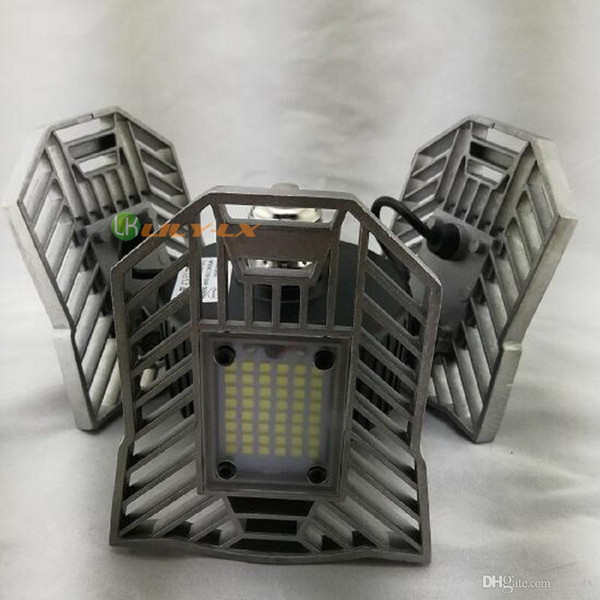 New Transformers light LED Bright 60W Highbay Bulb lights with Adjustable angle LED Lamp Use for Hallway,Warehouse,Parking Lot