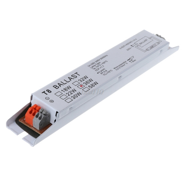 220-240V AC 36W Wide Voltage T8 Electronic Ballast Fluorescent Lamp Ballasts July Drop Ship