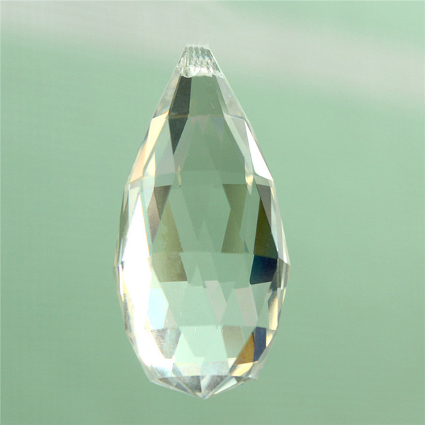 1pc 70mm Clear Crystal Glass Lamp Prisms Part Decoration Hanging Drop Pendant order<$18no track