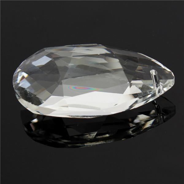 2015 1pc 50mm Clear Crystal Glass Lamp Prisms Part Decoration Hanging Drop Pendant order<$18no track