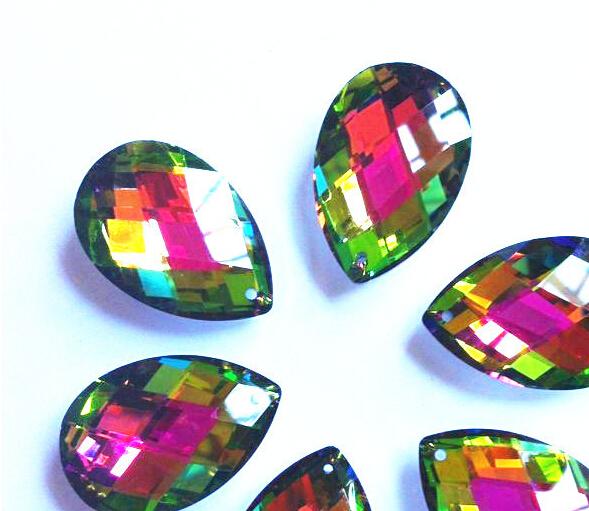 30pcs 38MM CHANDELIER DROP PENDANT CRYSTAL RAINBOW COLOR FREE SHIPPING