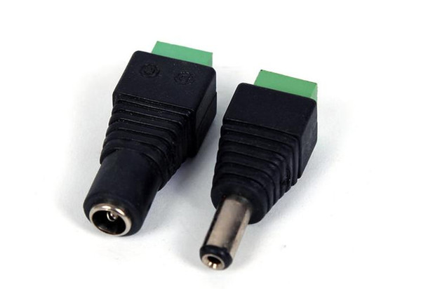 DC Power Female Or Male Jack Connector Plugs for 3528 SMD 5050 SMD led strip light 5.5 x 2.1mm