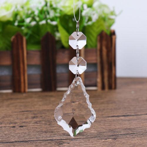 12pcs Rainbow Chandelier Glass K9 Crystals Lamp Lighting Prisms Parts Hanging Pendants chandelier lamp beads crystal chandelier crystals