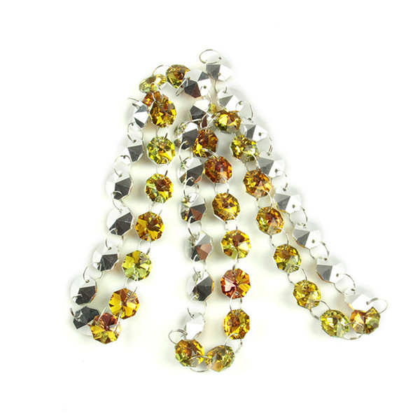 Hot Sales Various Colors Crystal 14mm Octagon Beads Strand Chain For The Family Kitchen Is Beautifully Decorated