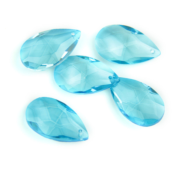 50mm Aquamarine 10PCS Glass Net Shape Pendant For The Wedding Hall Droplight Elegant Adornment Sell Like Hot Cakes