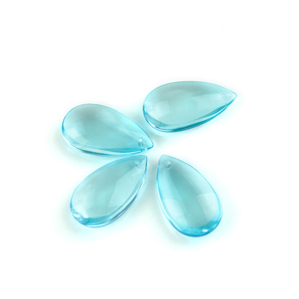 10PCS Light Aquamarine 50mm Glass Smooth Water Chandelier Pendant For A Family Chandelier Accessory Sell Like Hot Cakes