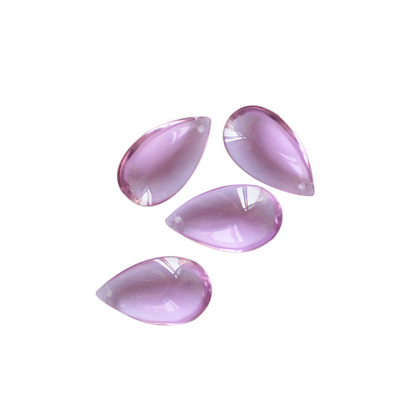 Hot Sales 50mm Lilac 10PCS Glass Smooth Water Pendant For The Curtain Of Domestic Sitting Room Is Exquisite Adornment