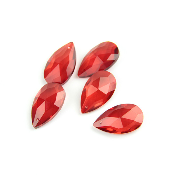 10PCS Red 38mm Crystal Net Shape Pendant For The Family Bath Is Beautifully Decorative Best Seller