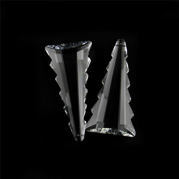 120mm Transparent 20pcs Crystal Holy Cloud Tree Shaped Prism For Exquisite Pendant Decoration In The Family Bedroom