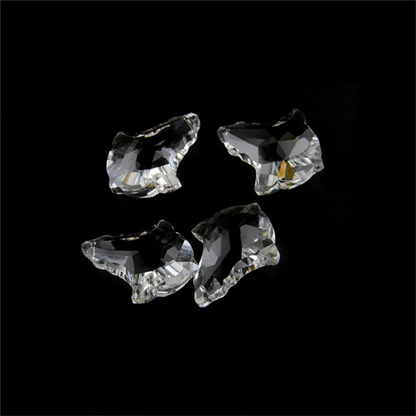 Transparent 50mm 10pcs Crystal Boat Shaped Pendant For Family Living Room Lamp Act The Role Ofing Exquisite Decorations