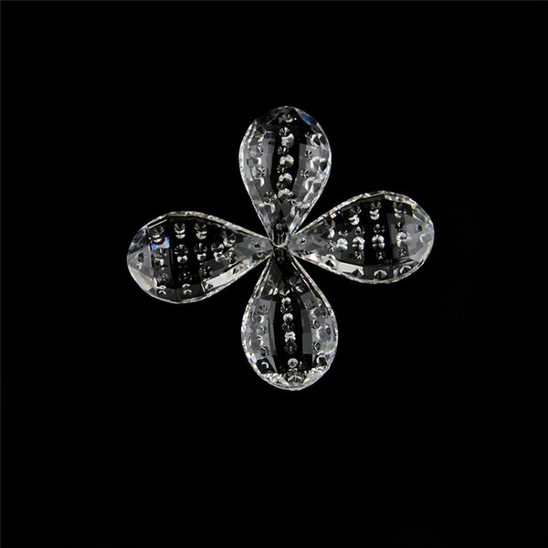 50mm 10pcs Transparent Crystal Raindrop Gourd Pendant For Fine Ornaments In The Ceiling Of A Household Bathroom