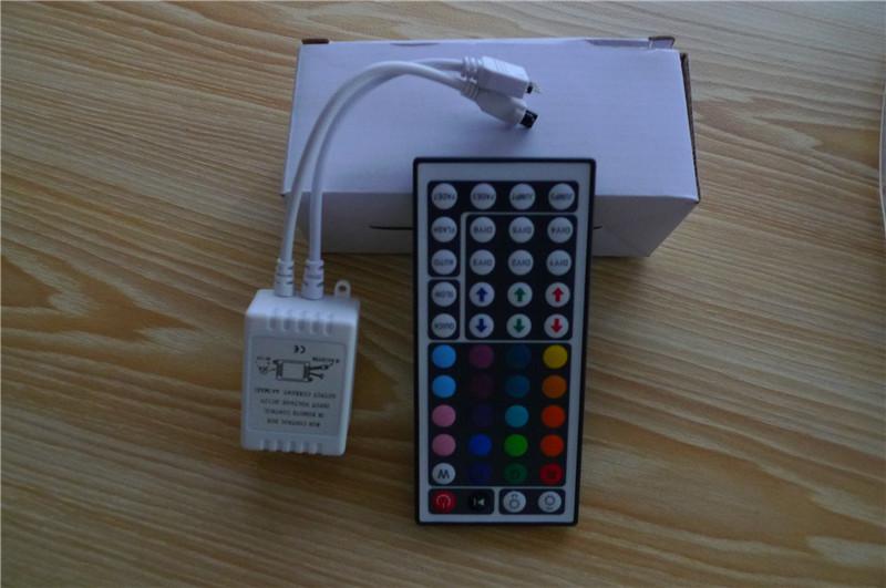 Led Strips RGB Controllers LED 24key Remote Control 44 Key IR Remote Control Receiver Controller 12V For RGB LED Strip Light