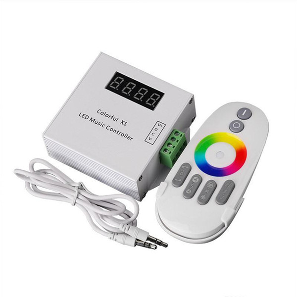 Colorful Led Music remote Controller RF For magic dream full color Led Strip Light DC12V 18A + wireless touch control