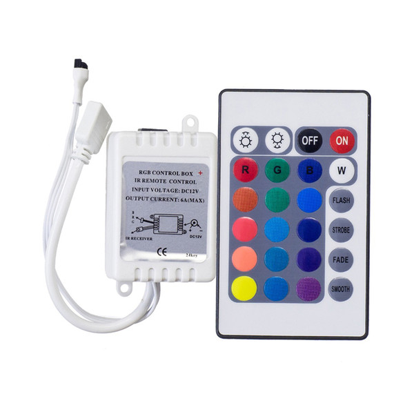 RGB Controller 2835 5730 LED Strip light 24 44 Keys IR Remote Controller for RGB SMD string Lights 12V 000078