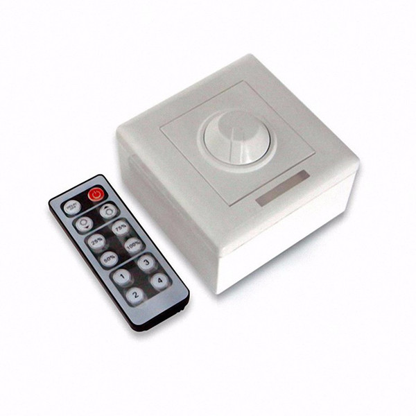 Dimmer DC 12-24V 8A Wireless IR Remote control LED Light Dimmer For E14 E27 GU10 led light