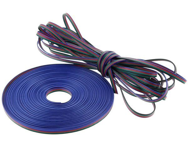 10 Meters RGB Connecting Wire 22AWG extrnsion cord for RGB LED Strip Light 22# strip extension cord