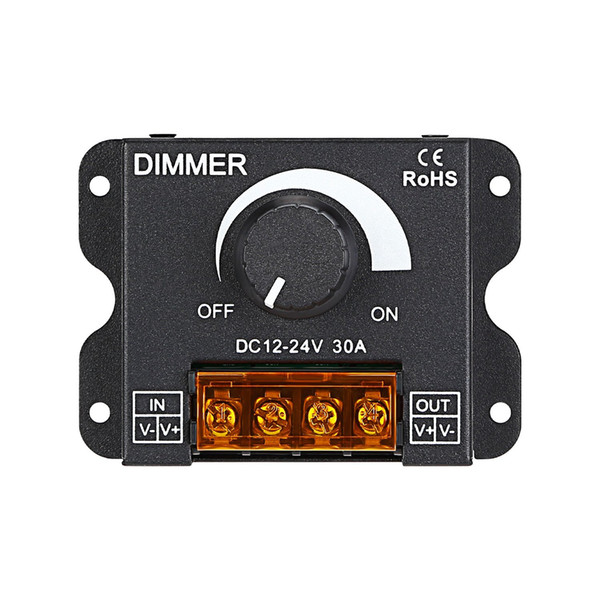 New Arrival 30A Led Dimmer DC12-24V Black Color for led strip light