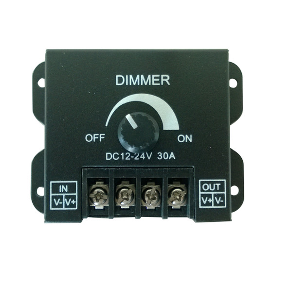 Led Dimmer DC12-24V 30A Black Color for led strip light