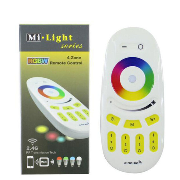 Mi light DC 12-24V 4-Zone LED 2.4G Wireless Dimmable RF RGBW RGBWW RGB Touch Remote Controller For Lights Strip and Bulb