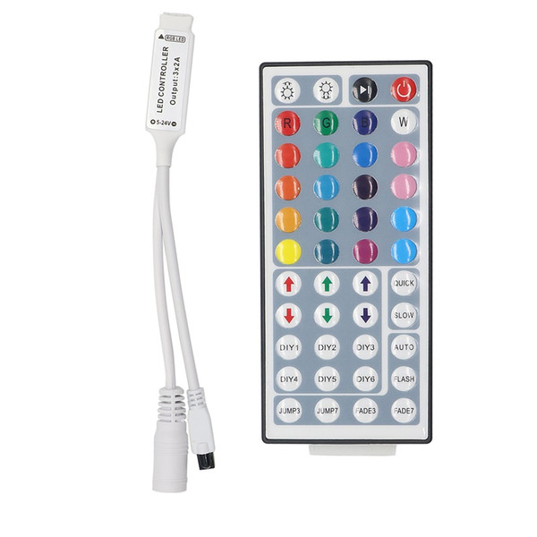 Edison2011 12V 6A 44Key MINI IR Remote RGB led Controller for Flexible SMD3528 5050 5630 2835 RGB LED SMD Strip Lights