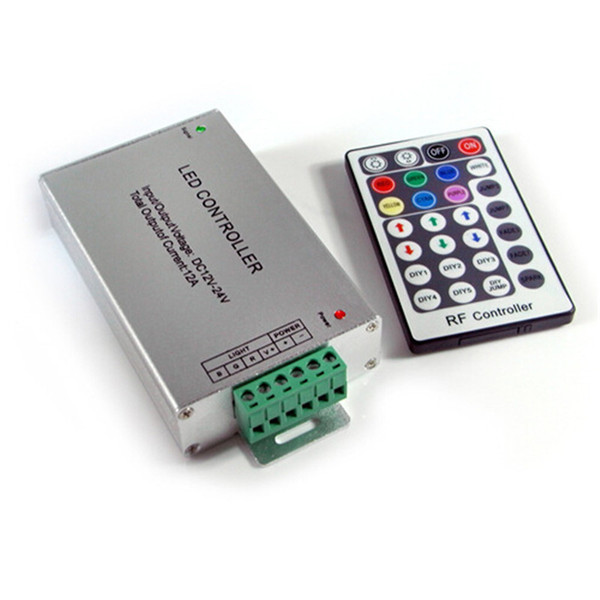 28keys RGB LED Controller with Wireless RF Remote DC12V~24V 12A/24A for SMD5050 SMD3528 RGB LED Strip Lights