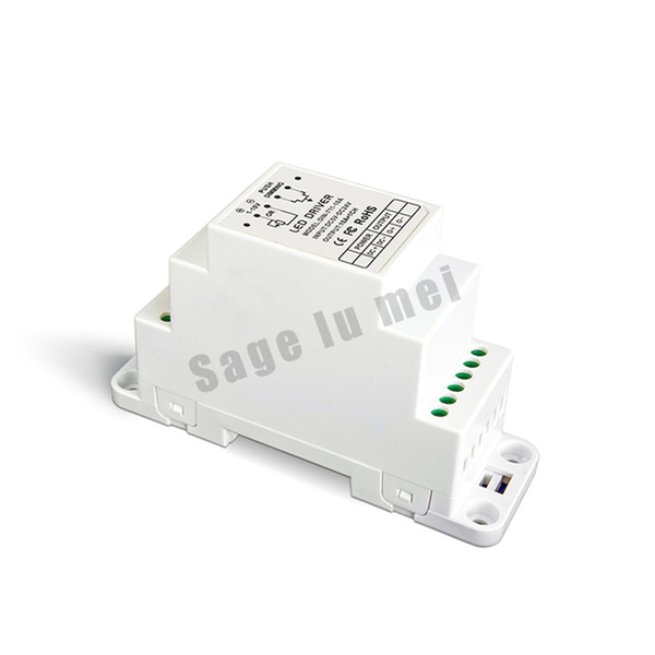 Free shipping DIN-711-10A;CV 0-10V to PWM Dimmer Driver (DIN rail/Screw dual-use) DC5V-24V input 10AX1CH 50W/120W/240W output