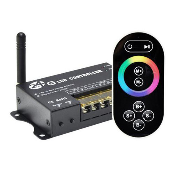 2.4G RF201 Wifi Controller DC5V-12V RF Remote Control for Dream Color Led Strip Light RF LED Full Color Controller