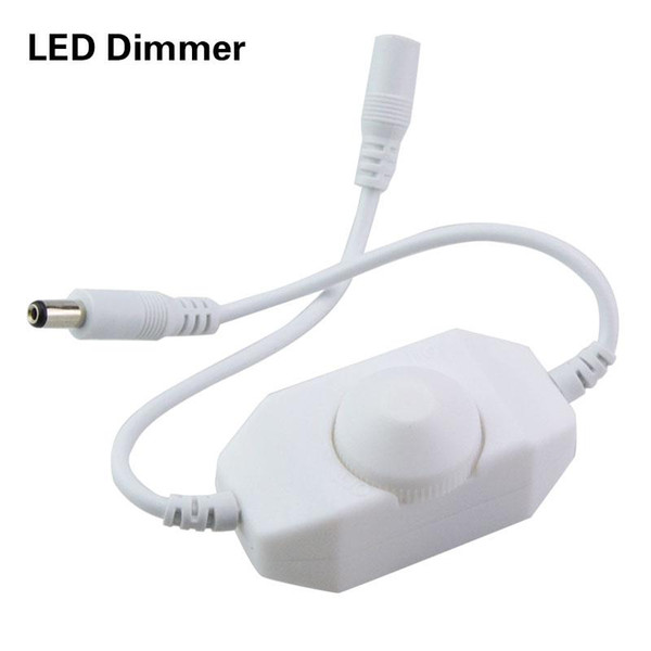1Pcs DC12V-24V Mini Dimmer LED brightness Dimmer Controller for 3528 5050 5630 Single Color LED Strip fita led Light
