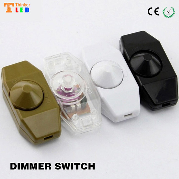 Wholesale-Wholesale Dimmer ! Table/Desk Lamp Dimmer Switch Adapter Adjust Light Floor Lamp DIY Accessories free shipping