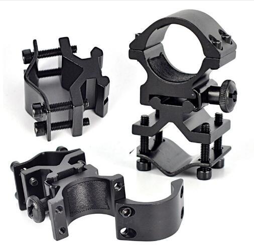 Universal Metal Rail Clip 25mm Ring 20mm Rail Gun Mount Tactical Flashlight Laser Torch Bracket For 501B C8 Hunting Flash Light