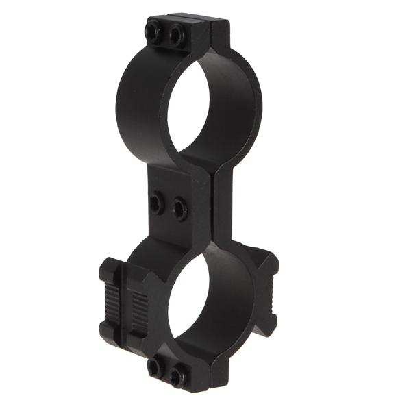 Brinyte 25mm Rail Mount with 2 Ring Holes Black and Sturdy LFA_505