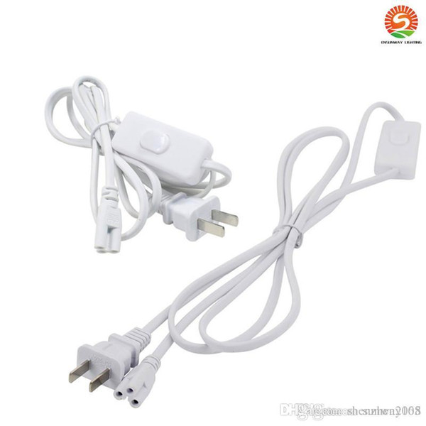 Power connectors Cable wire line longer pigtail Corded Electric with built-in 303 ON/OFF Switch three proung 3 Pin Double End Connector cord