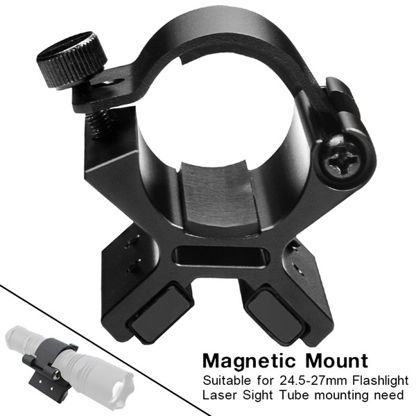 Brinyte MX01 Flashlight Magnetic Mounting Bracket with Dual Magnets for 24-27mm Flashlight Dim Range Assembly Tactical Flashlight LEF_508