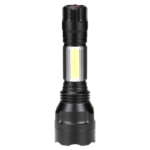 Led More Function Aluminium Alloy Light Cob Outdoors Lighting Camp Lamp Meet An Emergency Flashlight C8