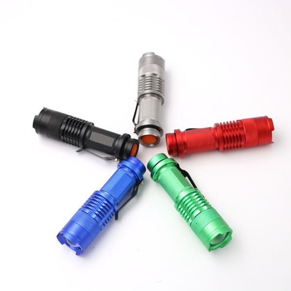 Led Aluminium Alloy Flexible Focusing Sk68 Waterproof Charging Type Flashlight Red Hunting Illuminating Lamp