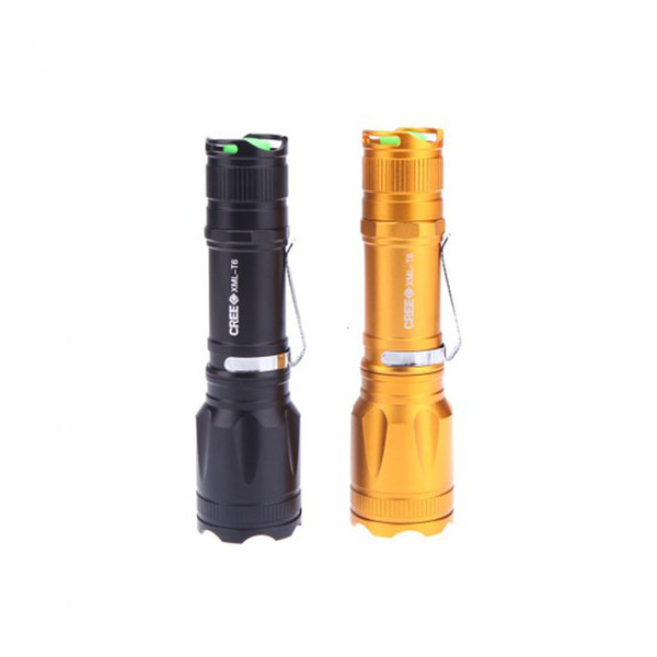 T6 Light Aluminium Alloy Charge Flexible Dimming Flashlight Outdoors Waterproof Lighting Mini- Flashlight