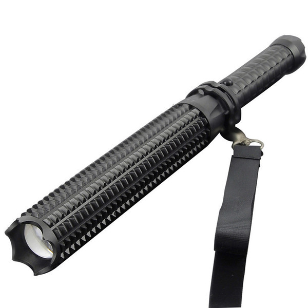 Xpe Flexible Mace Explosion-proof Light Self Protection Security Hammer Flashlight