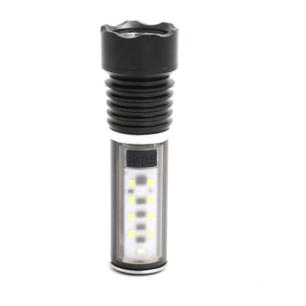 Xpe Led Aluminium Alloy Light Flashlight Work Lamp Bring Magnet Bring A Hook Violet Lamp Can Check