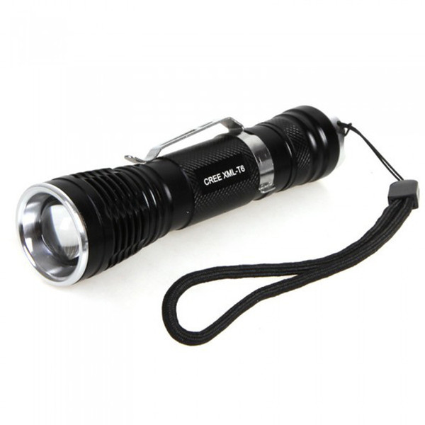 Heat A Pin Mini- Stretch Zoom Flashlight T6 Light Long Shots Dimming Lamp Outdoor Sport Illuminating Lamp