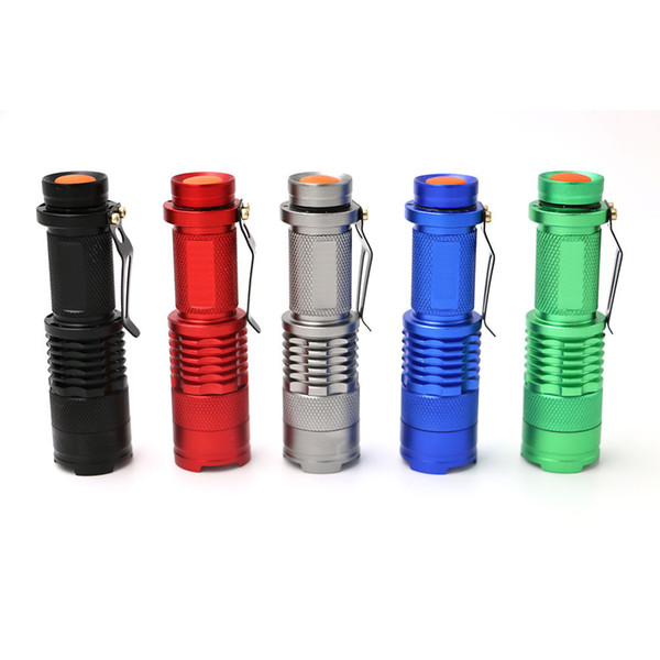 Sk68 7w Can Flexible Mini- Zoom Charge Flashlight Multi Color Selection Heat Sell Pen Lamp