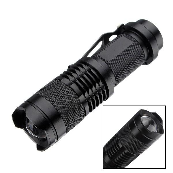 Sk68 Outdoors Led Q5 Light Mini- Charge Flashlight