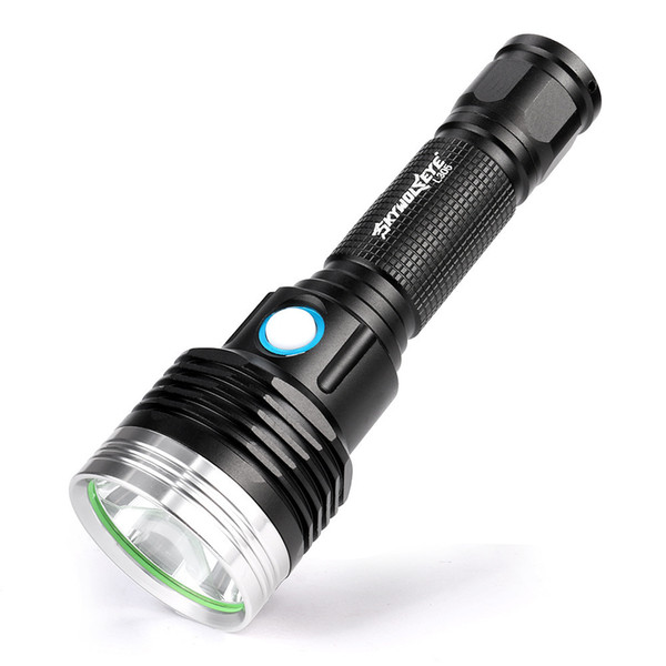 Cross Border New Pattern Skywolfeye Light L2 Aluminium Alloy Flashlight Usb Charge Meet An Emergency Outdoors Flashlight