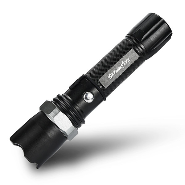 Light Flashlight Usb Charge Bring Cob Side Light Exceed Light Zoom Flashlight Tactic Outdoors More Function Flashlight