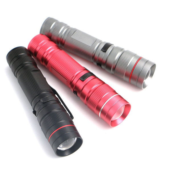 New Pattern Flexible Dimming Led Mini- Portable Light Flashlight Outdoors Lighting Aluminium Alloy Waterproof Flashlight