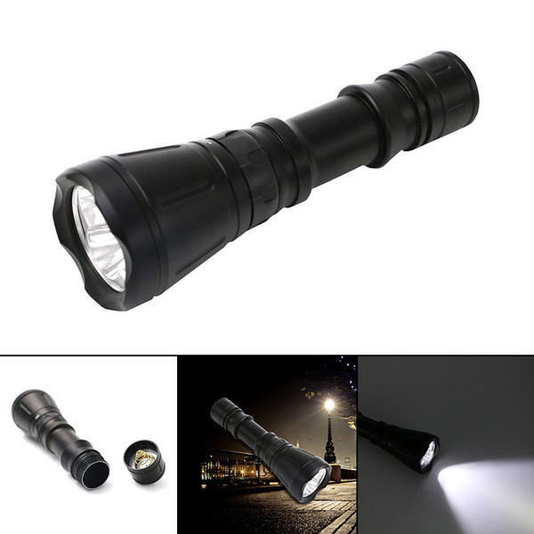 3 * T6 Point Diving Flashlight D4 Light Aluminium Alloy Waterproof Flashlight 26650 Battery