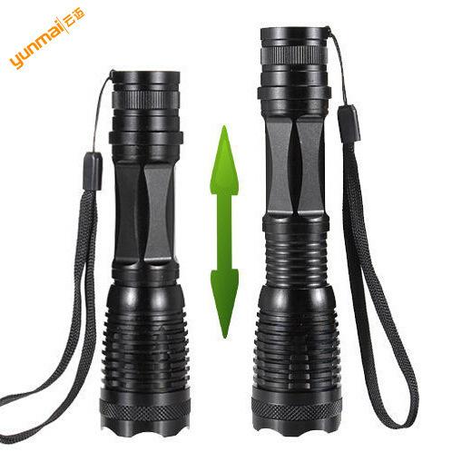 Xml Flexible Zoom T6 E6 Charge Light Flashlight